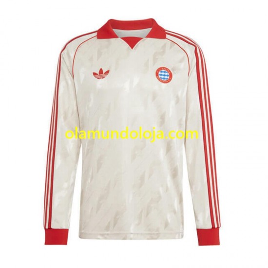 Camisola Bayern de Munique Special Homem Equipamento Primeiro 2024 Manga Comprida